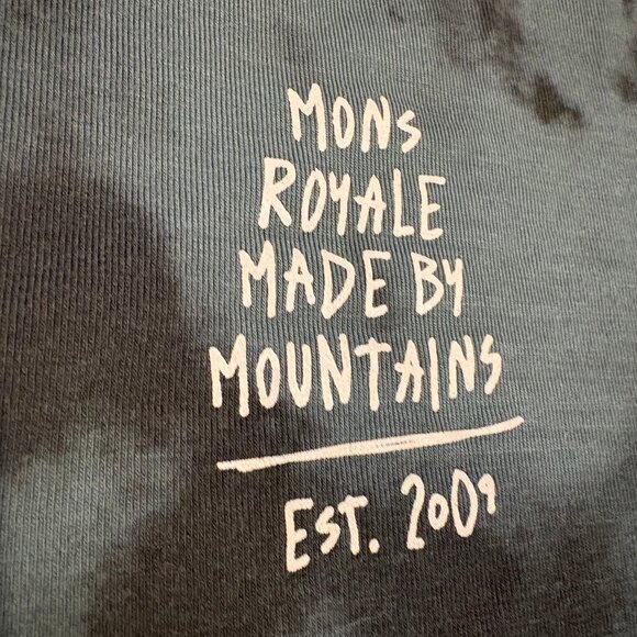 Icon Tie Dyed Merino Tee Shirt - Picture 7 of 7